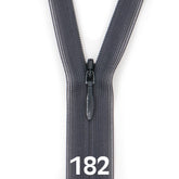 Blinde Rits 60 cm - 182 donker grijs Rits BLINDE - RITS - 60 - 182
